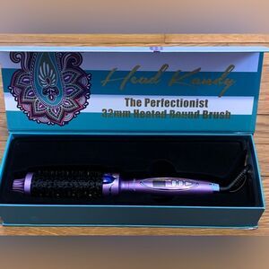 Head Kandy Perfectionist heated thermal round brush purple